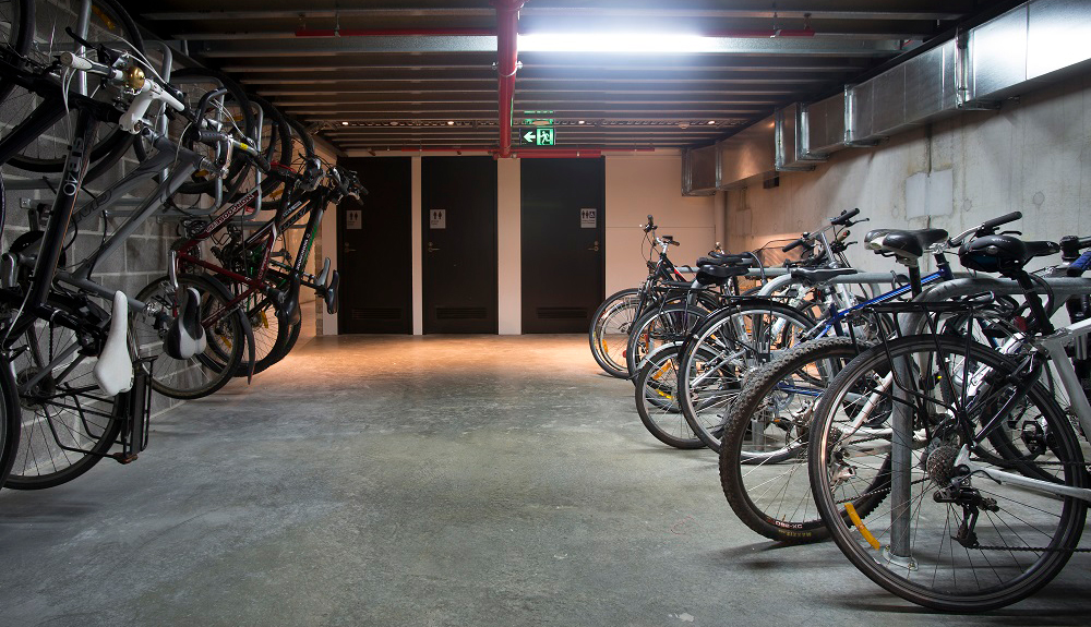Workplace bike parking