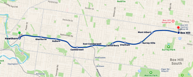 eastern suburbs rail trail